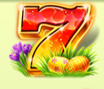 Символ игрового автомата Lady Fruits 100 Easter 7
