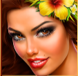 Символ игрового автомата Island Heat Девушка