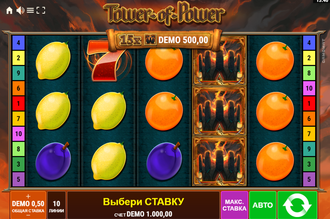 Изображение игрового автомата Tower Of Power