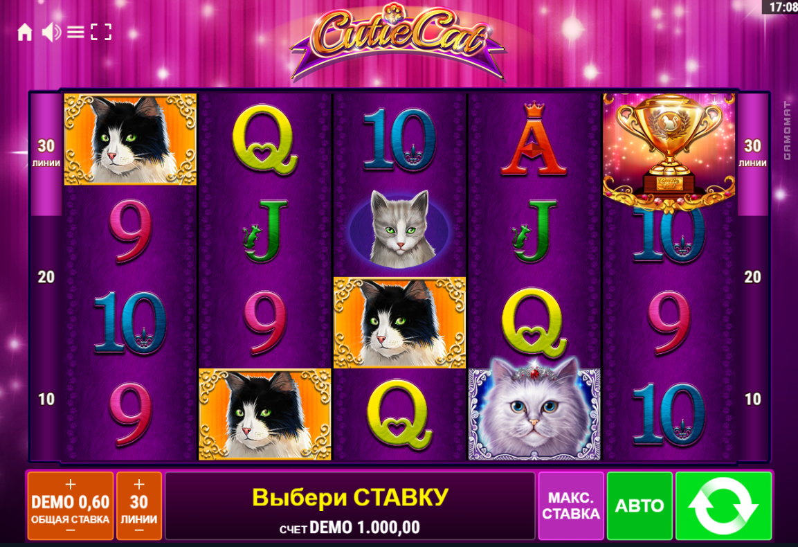 Изображение игрового автомата Cutie Cat