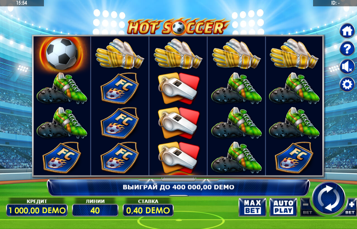 Изображение игрового автомата Hot Soccer