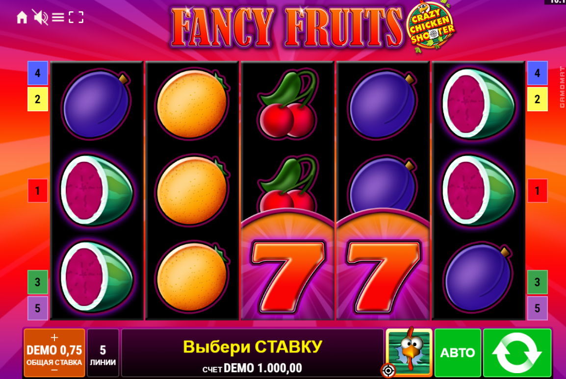 Изображение игрового автомата Fancy Fruits Ccs