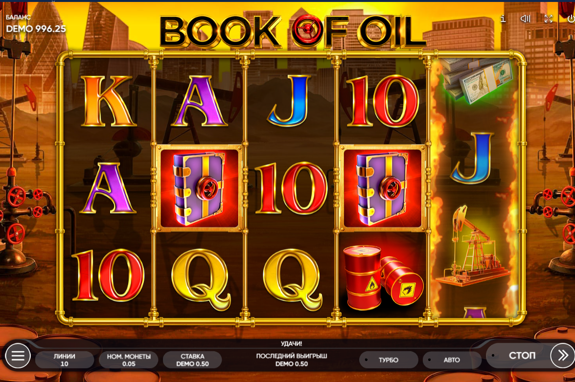 Изображение игрового автомата Book Of Oil