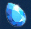 Символ игрового автомата Just Jewels Голубой камень