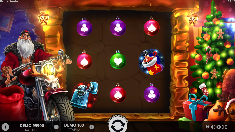 Изображение игрового автомата Brutal Santa