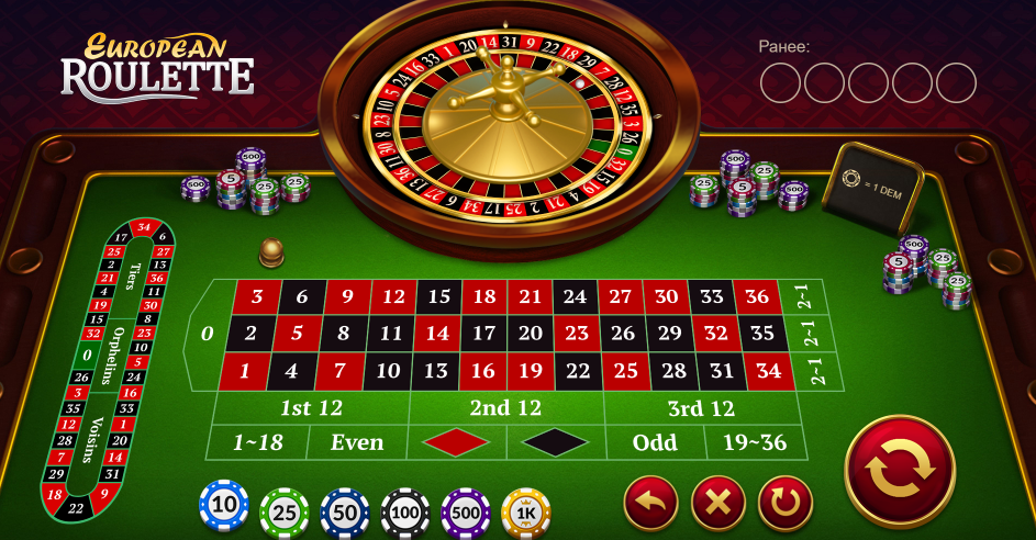 Изображение игрового автомата European Roulette 