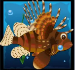 Символ игрового автомата Dolphins Pearl HD Морской еж