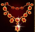 Символ игрового автомата Flamenco Roses Ожерелье
