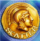 Символ игрового автомата Almighty Reels Realm Of Poseidon Скаттер