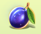 Символ игрового автомата Lady Fruits 40 Easter Слива