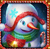 Символ игрового автомата Book Of Xmas Jingle Bells Снеговик